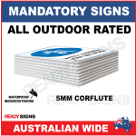 MANDATORY SIGN - MS067 - USE OPAQUE EYE PROTECTION 